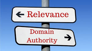 relevance + domain authority