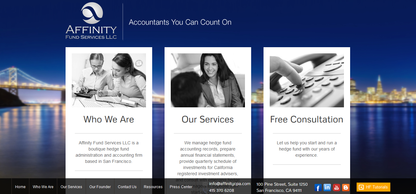 case study of CPA web design