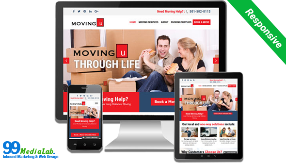 moving website design