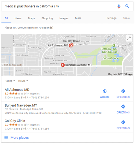 local marketing outreach google maps