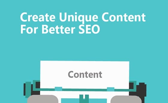 local seo create unique content