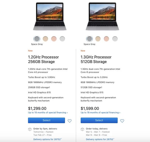 Apple's upsell offer